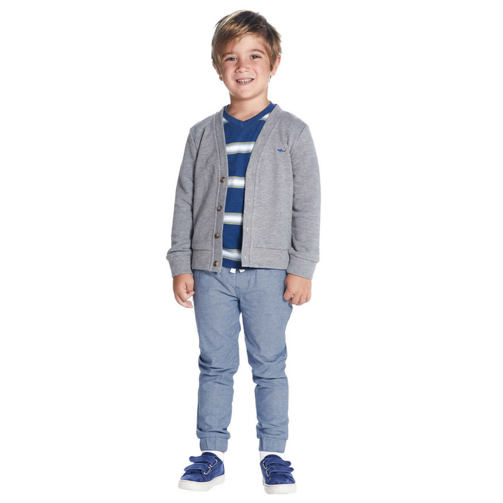 Andy &amp; Evan - 3 piece set with cardigan for children