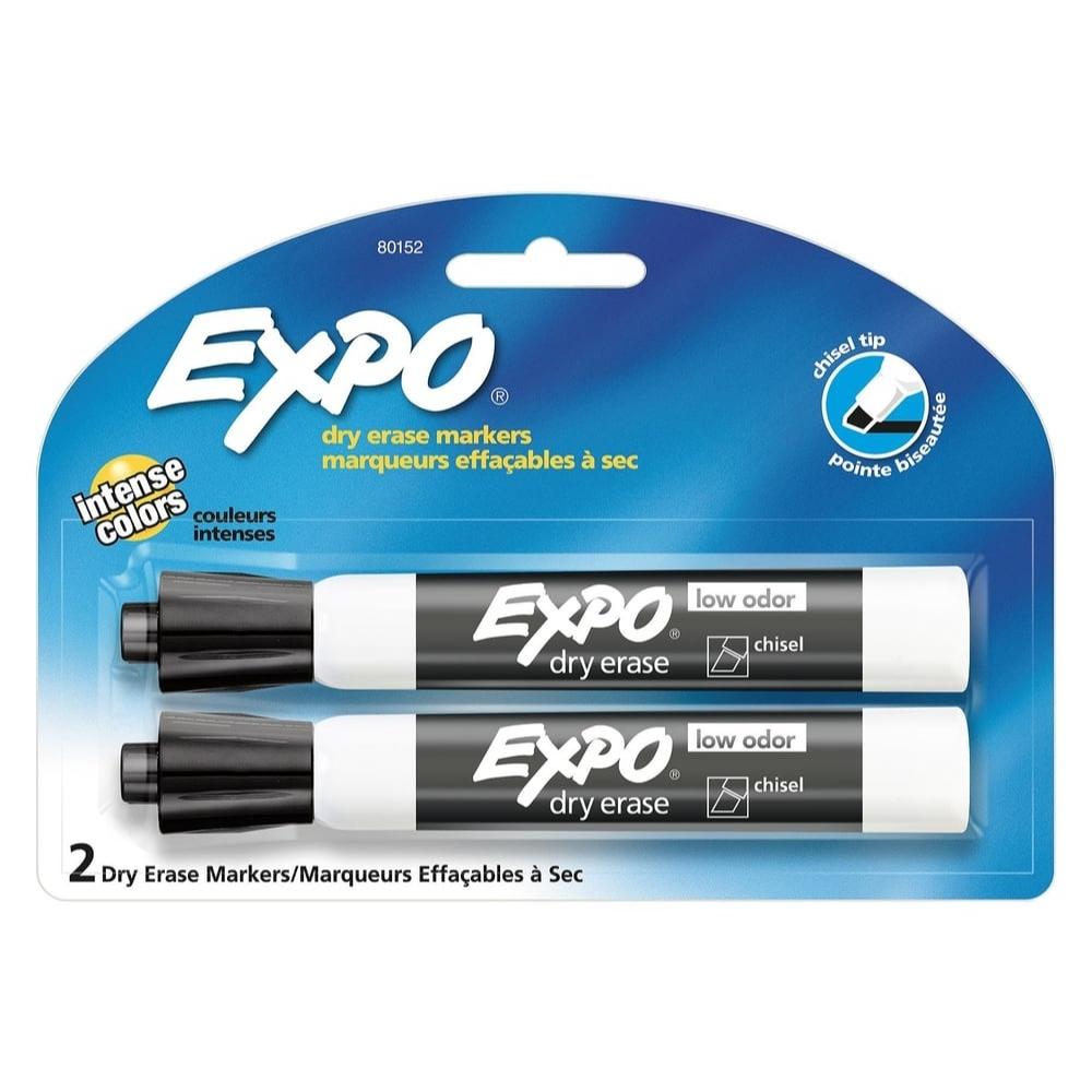 Expo - Set of 2 Chisel Tip Dry Erase Markers