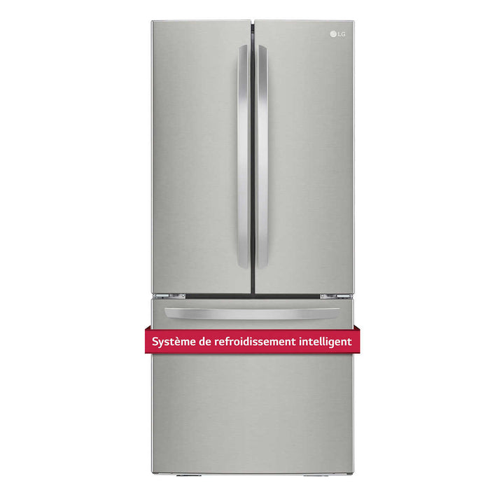LG 30" 21.8 Cu. Ft. French Door Refrigerator, Smartdiagnosis 