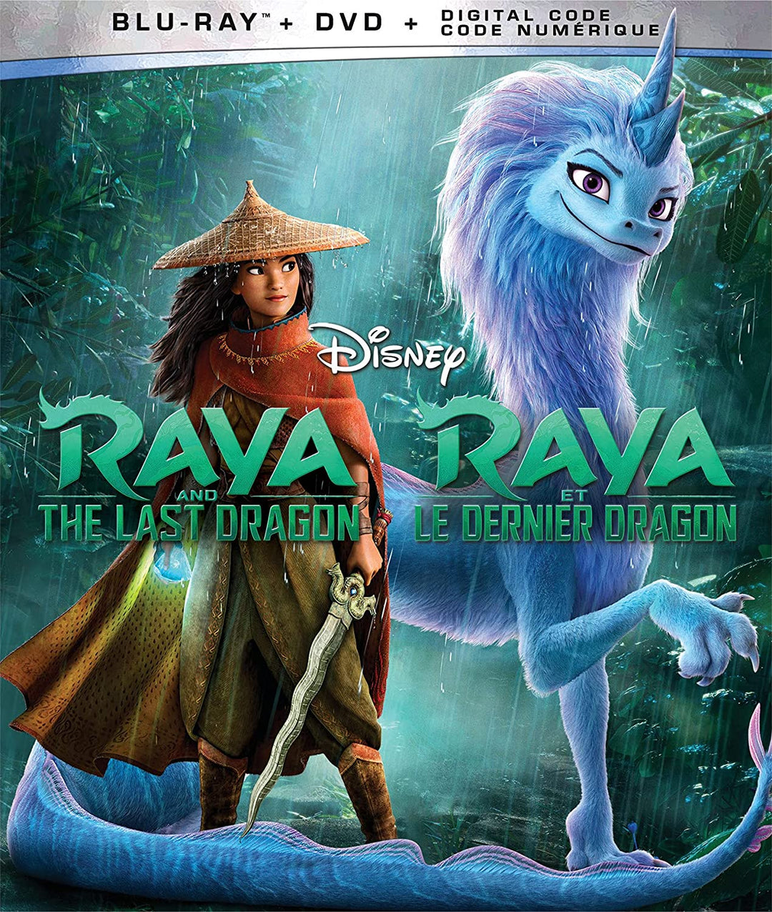Disney Raya and The Last Dragon Blu-Ray + DVD + Digital Code
