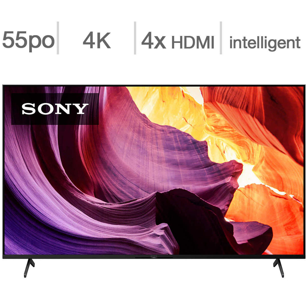 Sony - 4K UHD LED LCD TV - 55" class - X80K series 