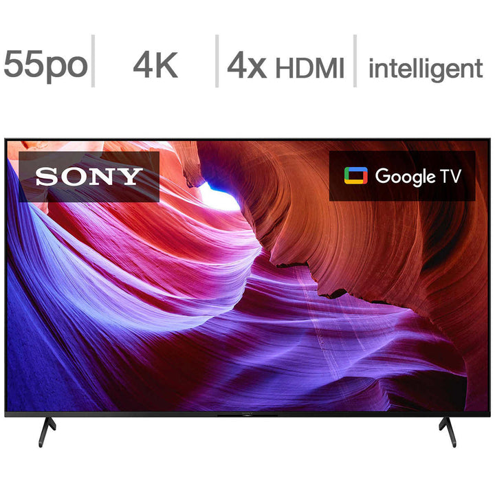 Sony - Téléviseur LCD DEL 4K UHD, classe 55 po - série X85K