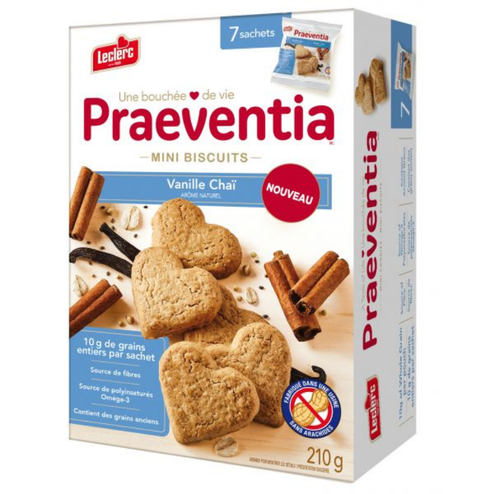 Praeventia - Mini biscuits vanille et Chaï