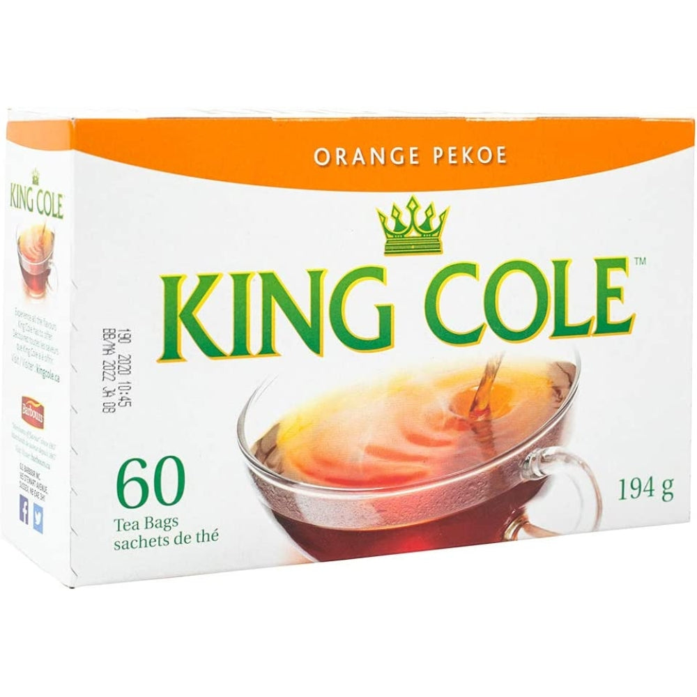 King Cole - Thé orange pekoe  – 60 pièces