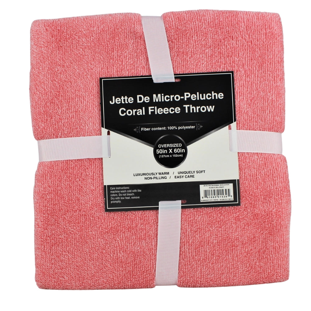 Jeté en micro-peluche