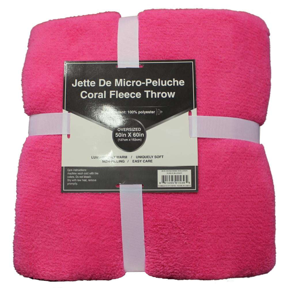 Jeté en micro-peluche