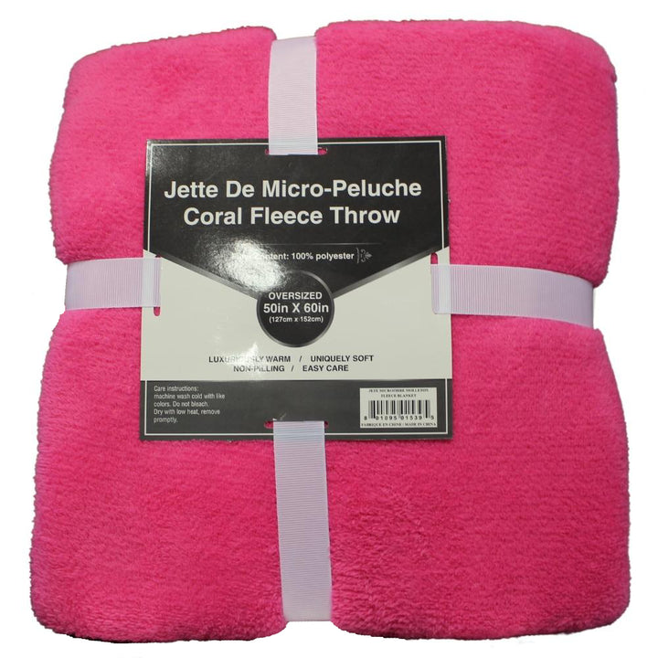 Jeté en micro-peluche