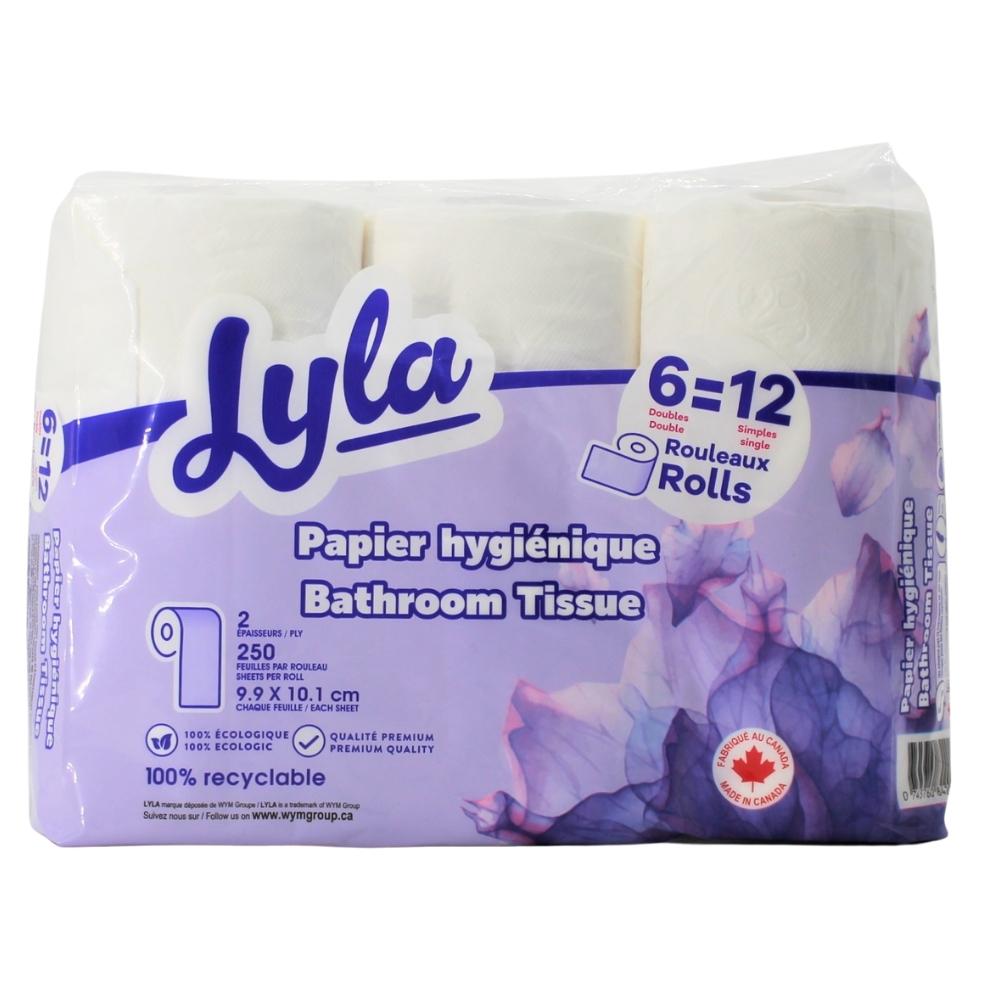 Lyla - Papier hygiénique doubles