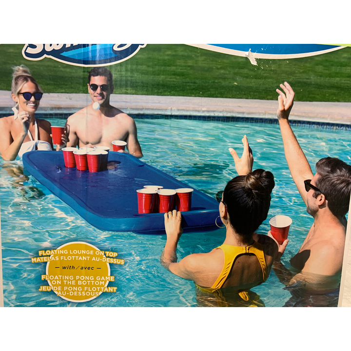 SwimWays - Jeu de Beer-Pong et chaise longue