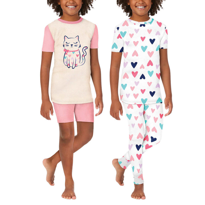 Kirkland Signature - Pyjama pour fille, 4 pièces