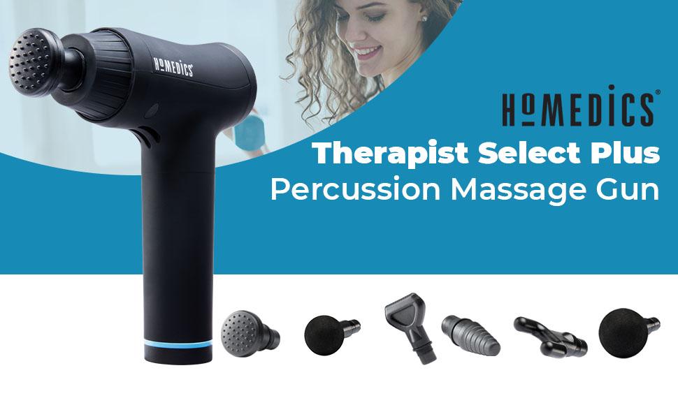 HoMedics® - Pistolet de massage à percussion Therapist Select Plus